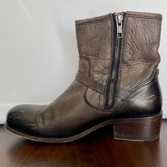 Frye Veronica Booties - Stone - Picture 3 of 9